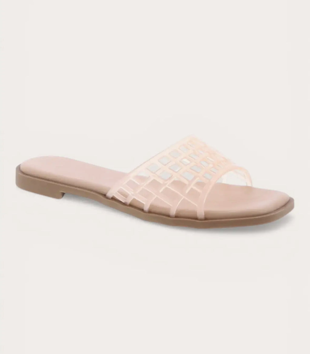 Coco Nude Jelly Flats