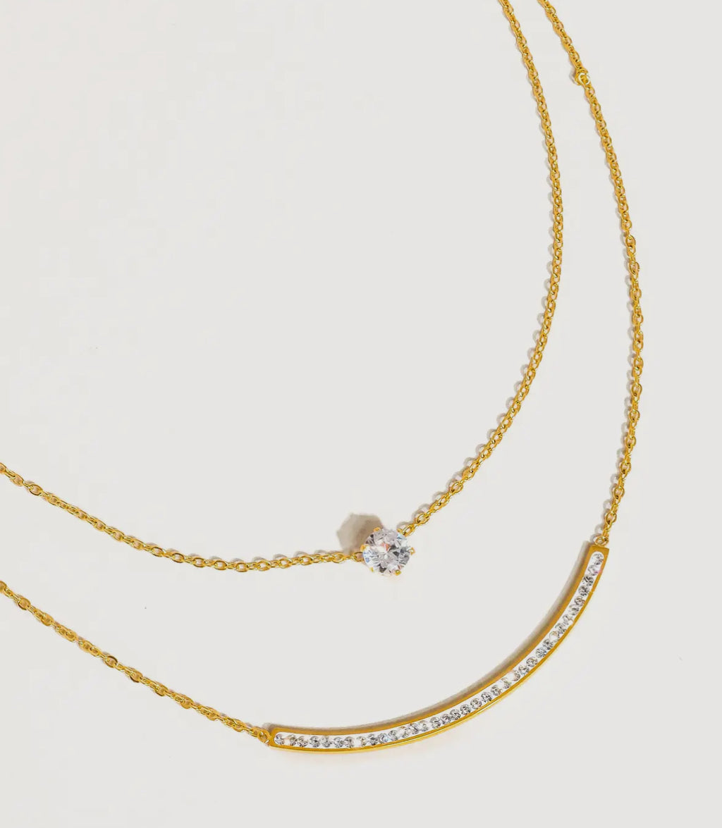 18K Gold Layered Necklace