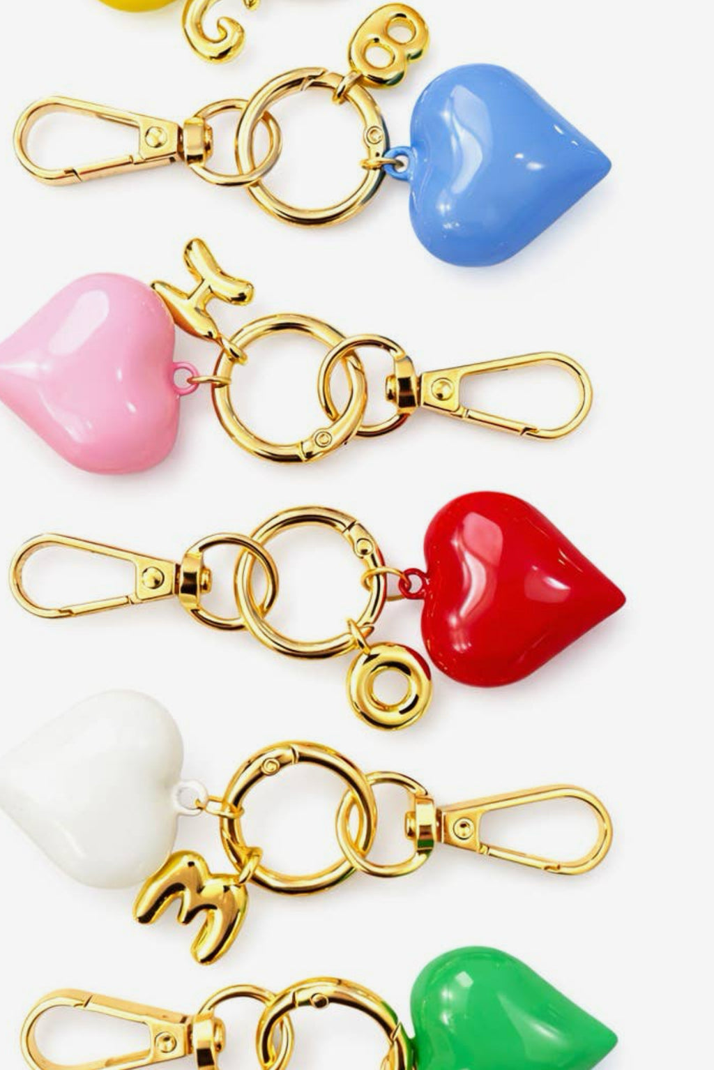 Nora James Heart Keychains