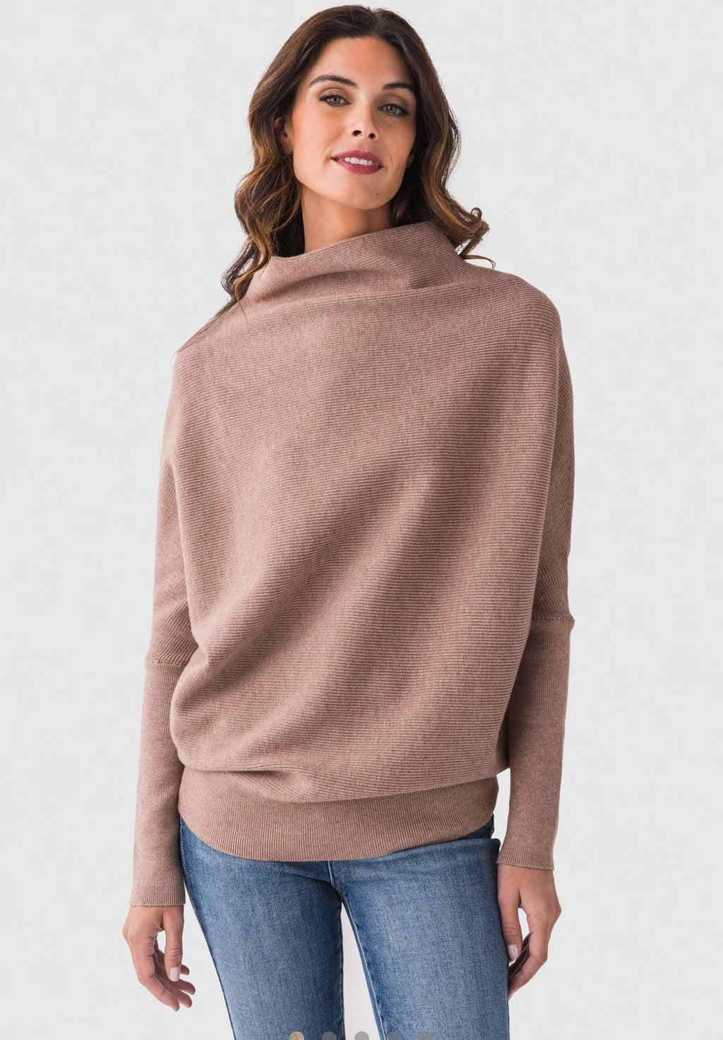 Latte Dolman Sleeve Sweater