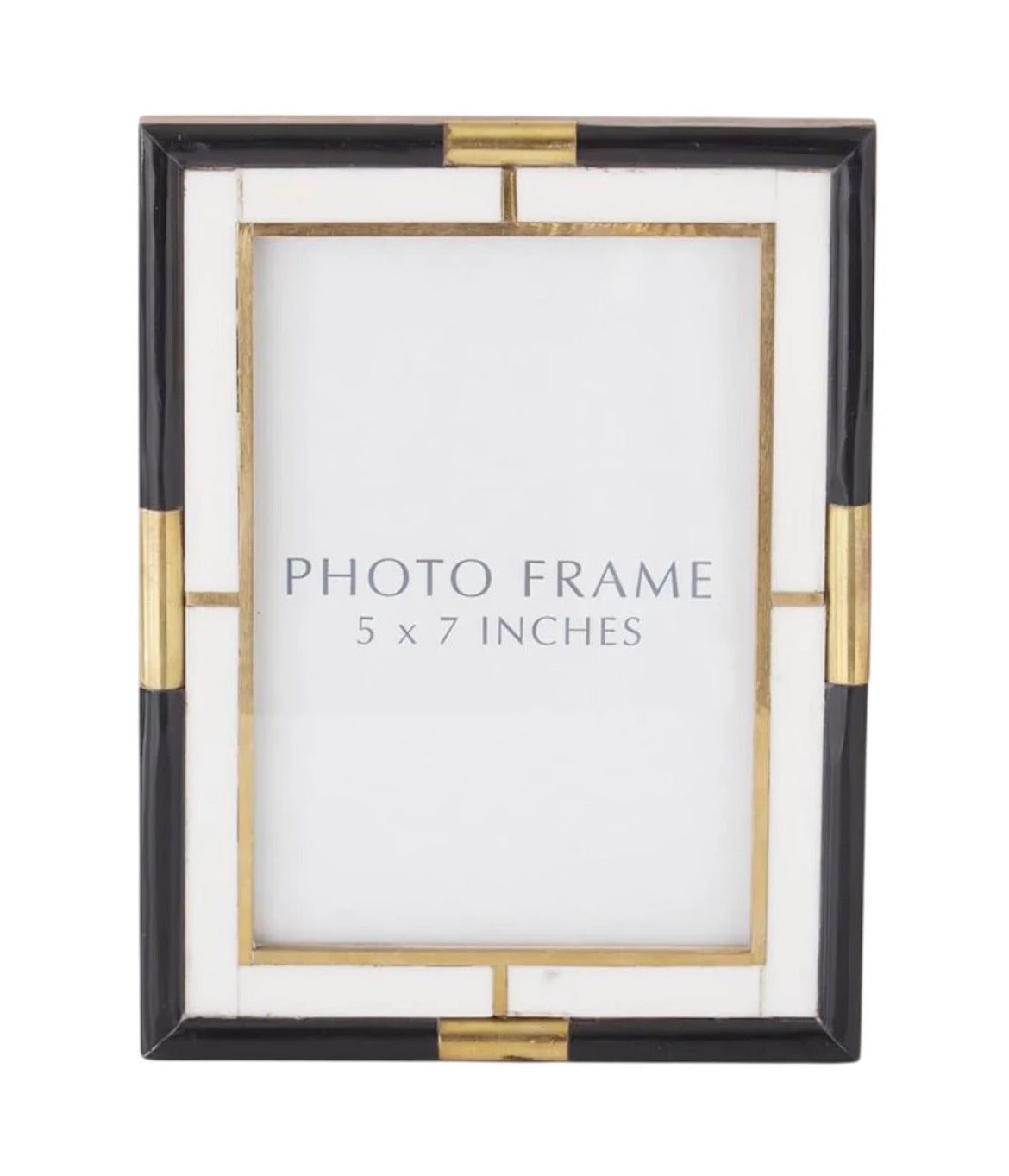 Black Cream and Gold Tiled Frame