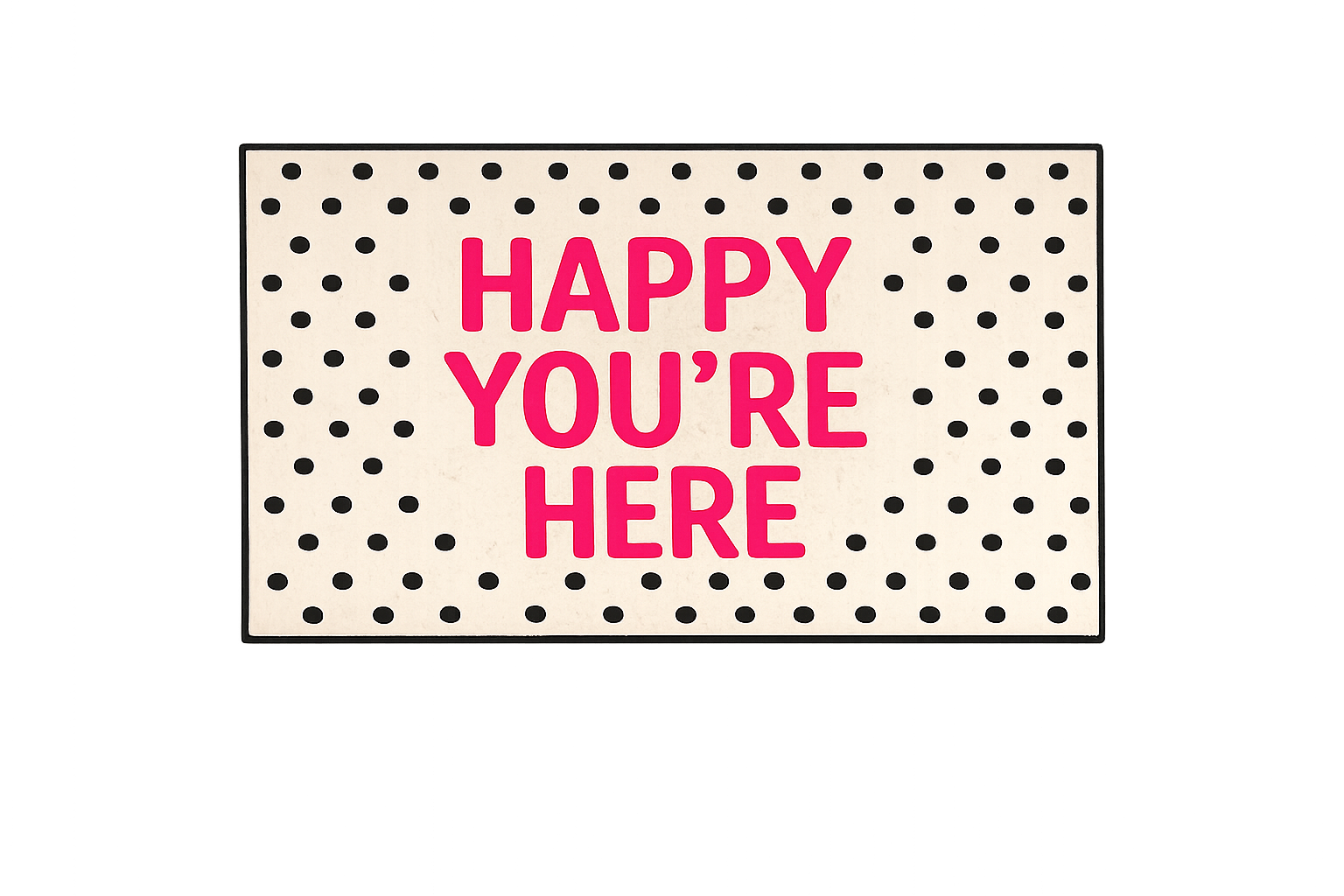 Happy You’re Here Doormat