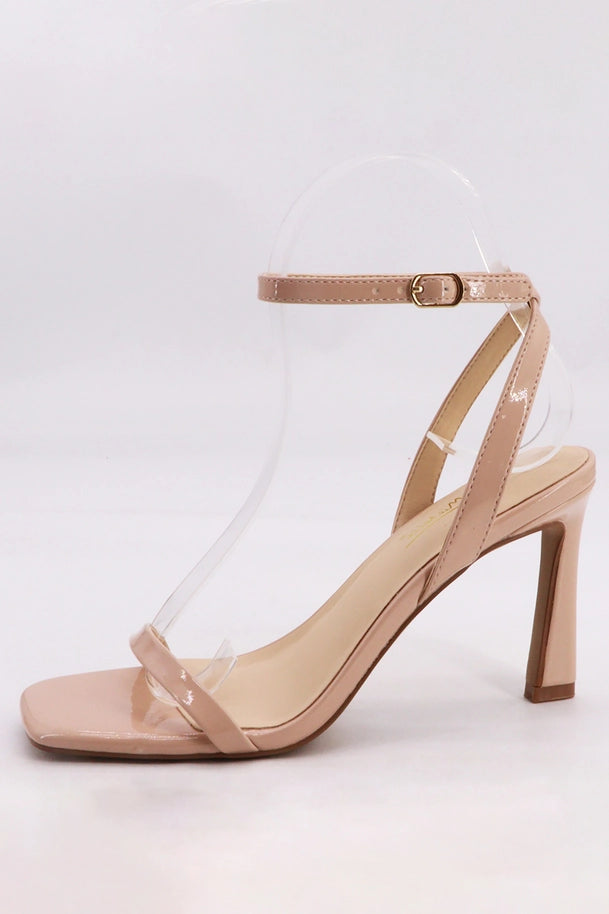 Bailey- Nude Patent Heels