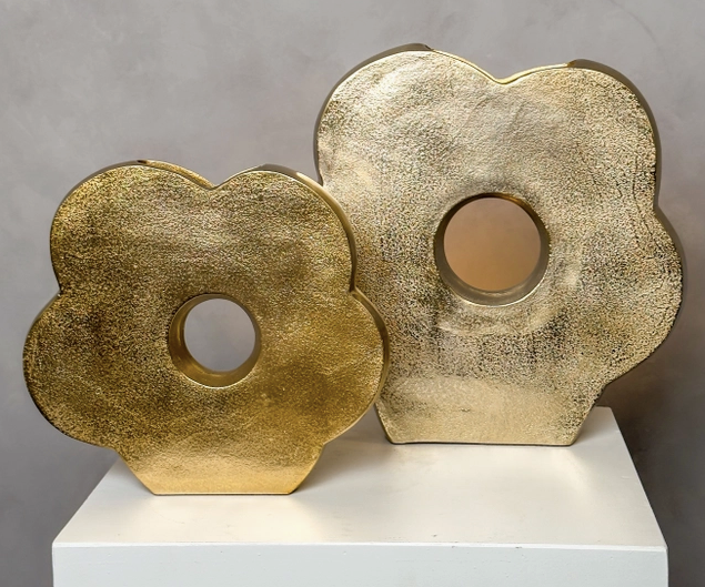 Gold Flower Vase