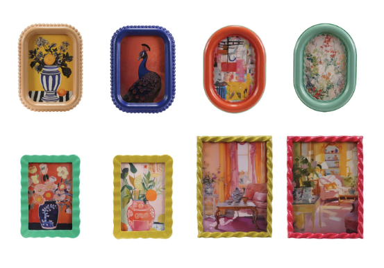 Resin Jewel Tone Frames