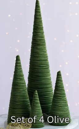 Olive Velvet Trees