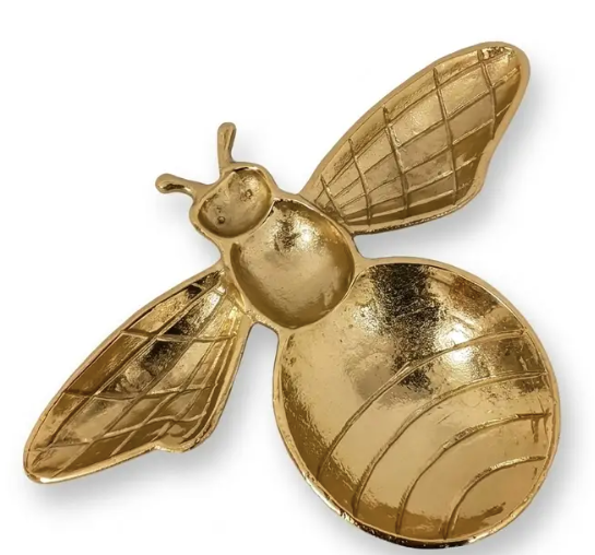Gold Bee Tray