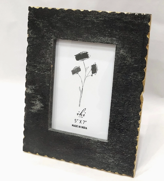 Midnight Black Marble Photo Frame