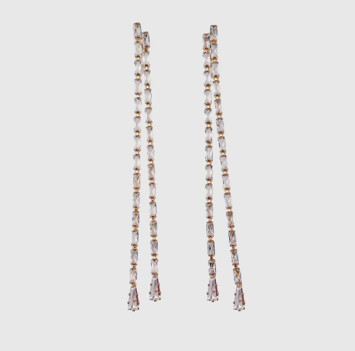 St. Armands Crystal Swing Earrings