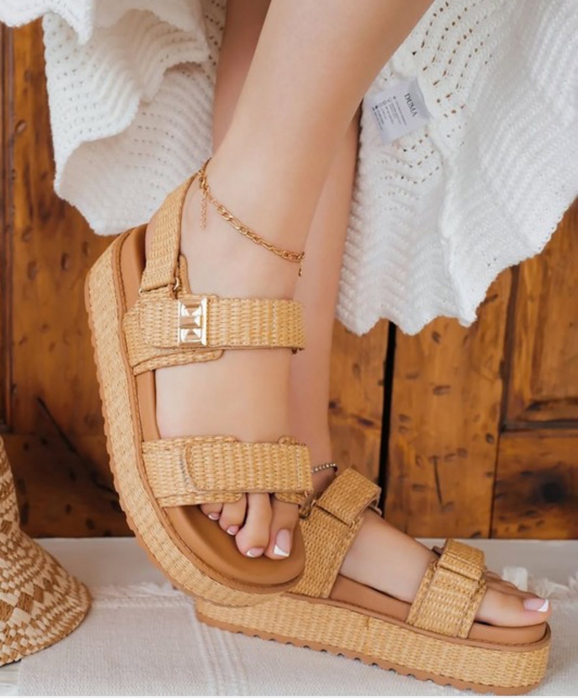 Woven Platform Sandals