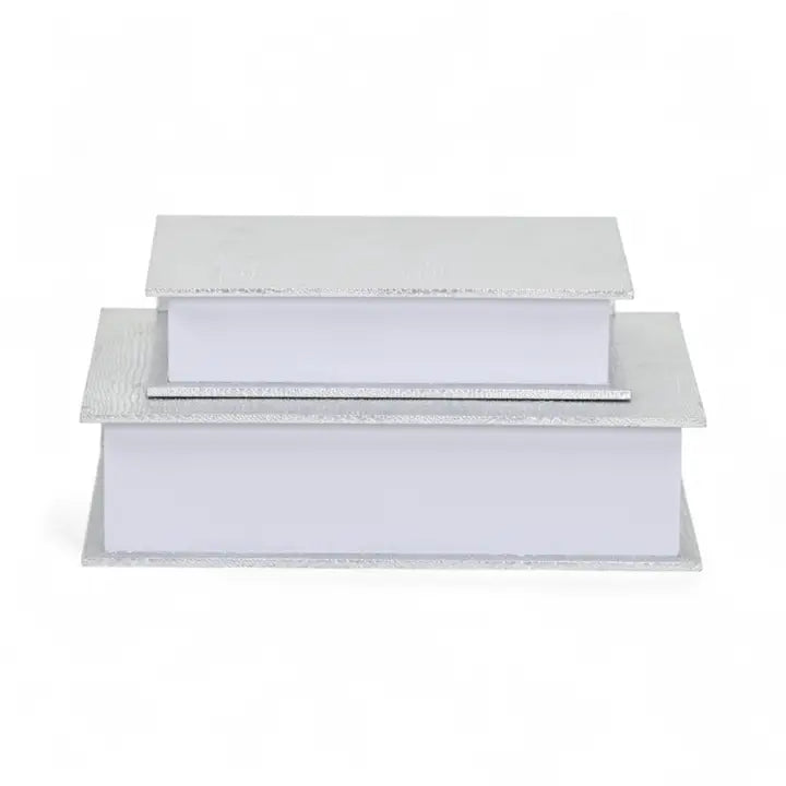 Large Silver Wrapped Box