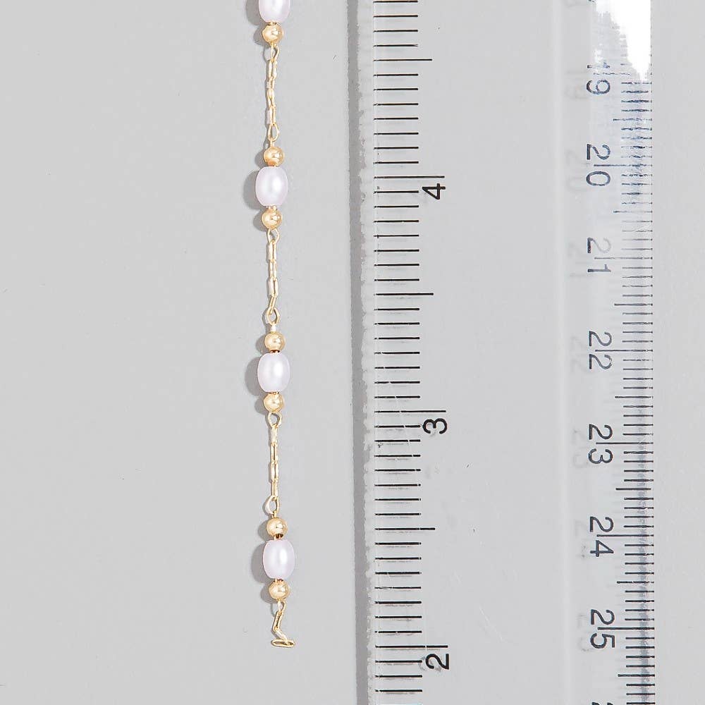 Pearl Station Lariat Y-Necklace