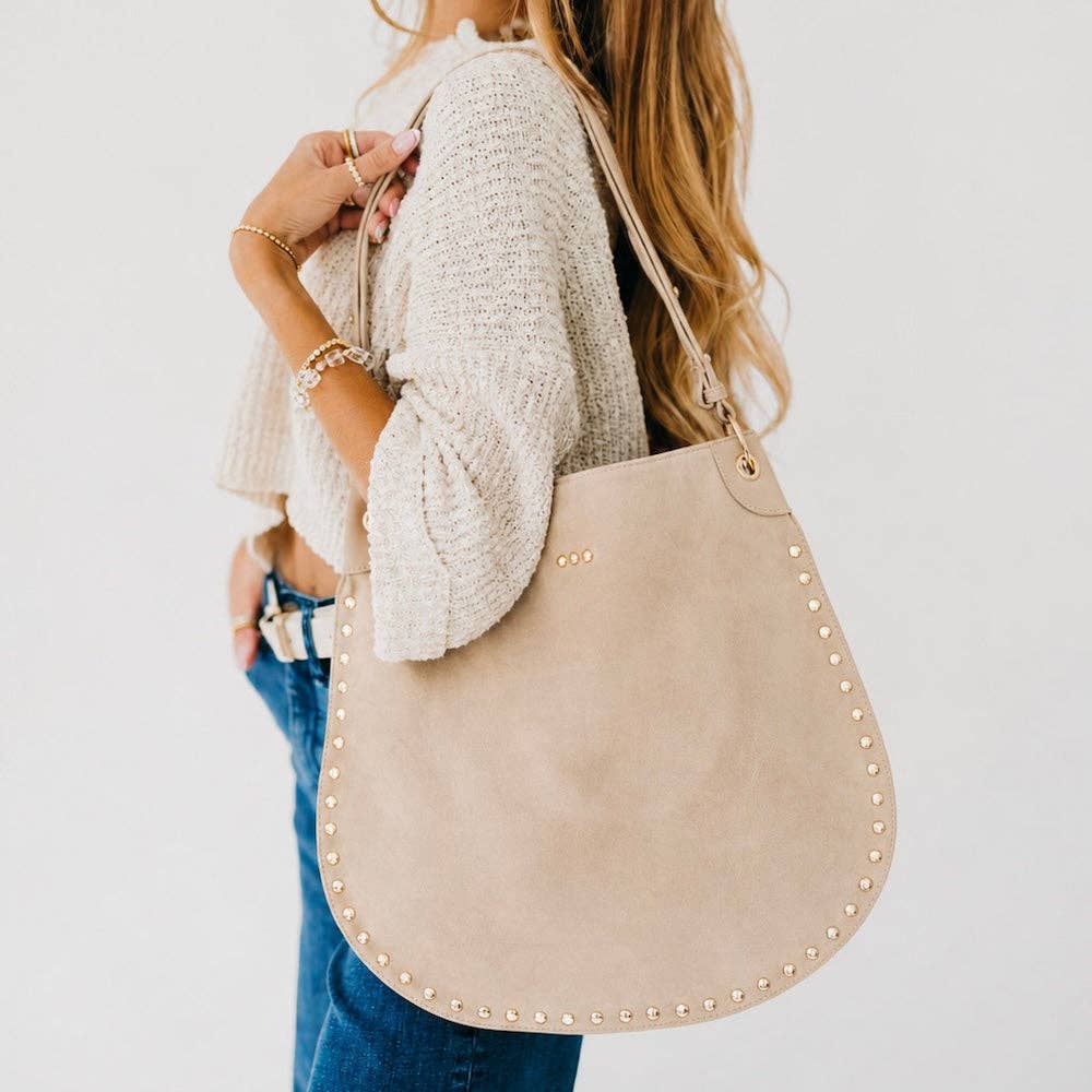 Suede Hobo Bag