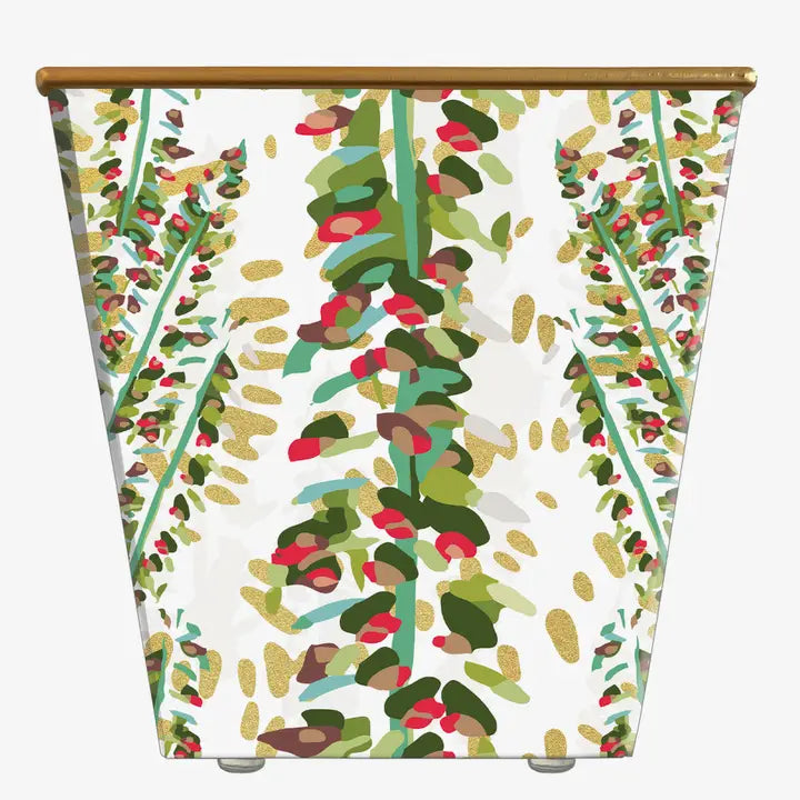 Holly White Cachepot Container