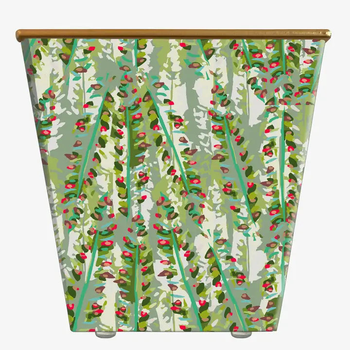 Holly Green Cachepot Container