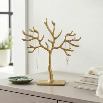 Gold Tree Jewelry Holder