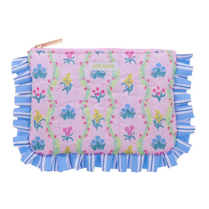 Bloom Large Zipper Pouch