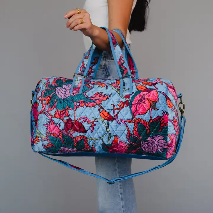 Floral Duffle Bag