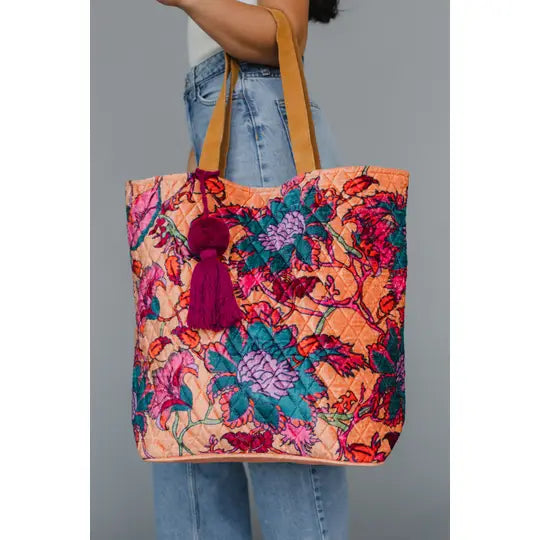 Mint Velvet Floral Tote