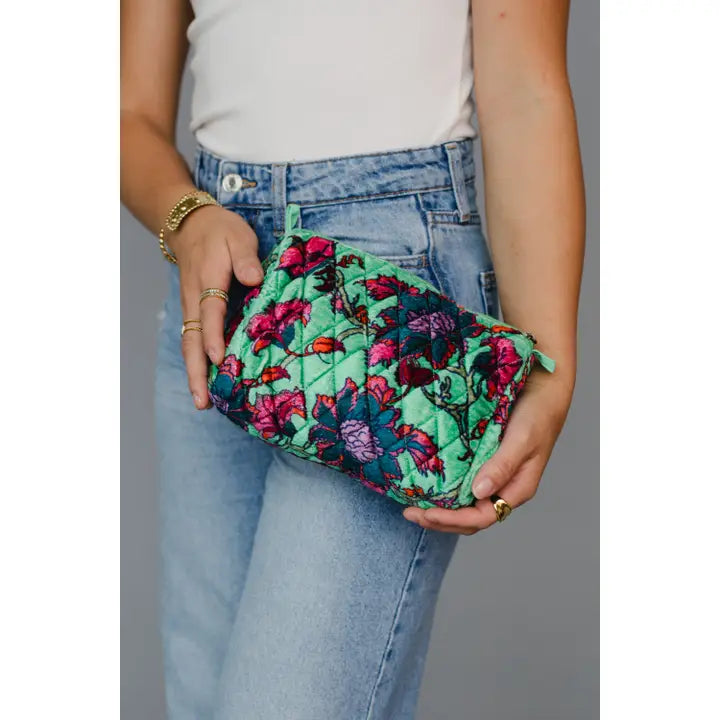 Floral Cosmetic Bags