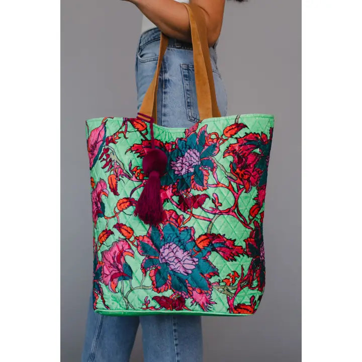 Mint Velvet Floral Tote
